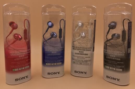 Original new Sony earphones MDREX250AP